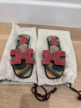 Authentic pre loved suede Orans